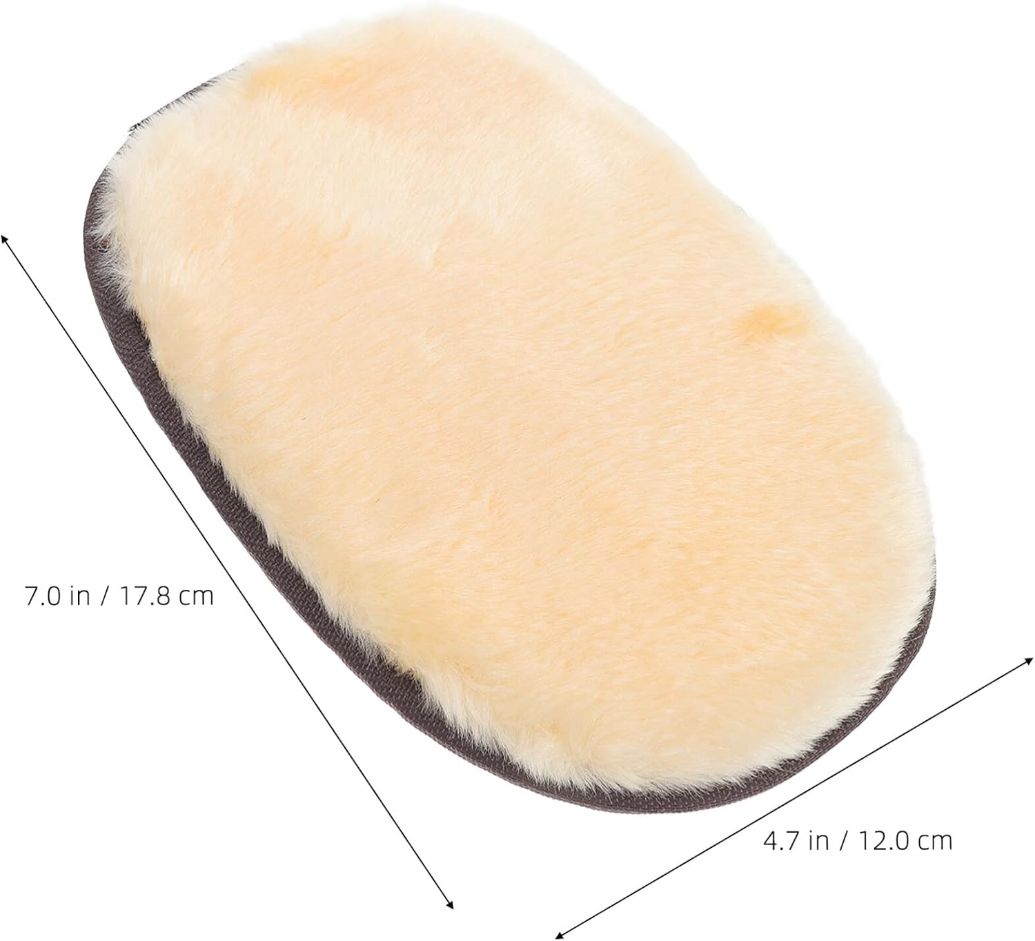 OUNONA Car Wash Mitt Car Cleaning Imitation Lambswools Glove Scrubber Cloth Car Wash Glove Auto Washing Sponge for Exterior Car Interior