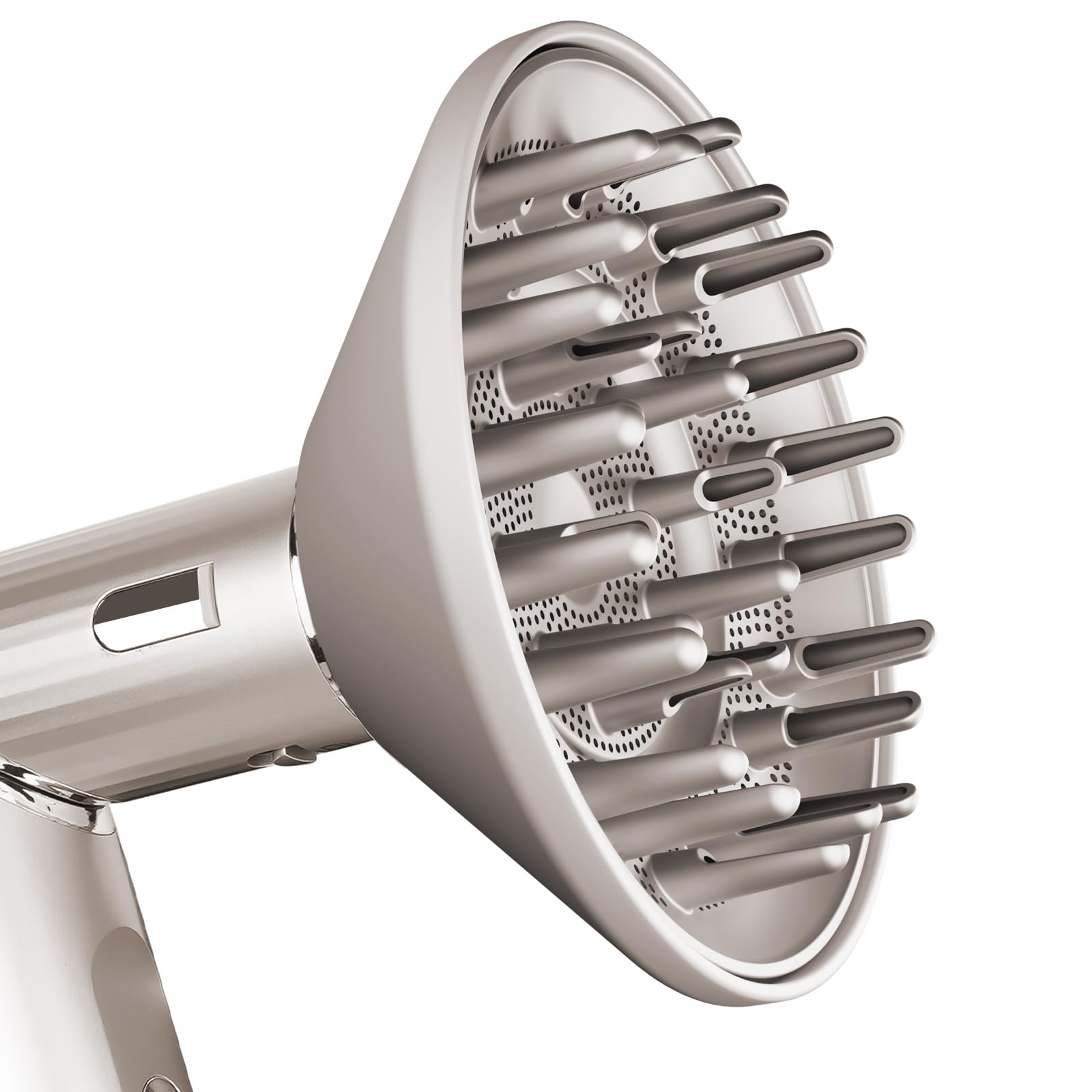 Chivixe Large Diffuser Attachment Compatible with Shark FlexStyle, Upgraded Bigger Diffuser Nozzle for Dryer Faster and Define Wavy, Curly, Coily Hair