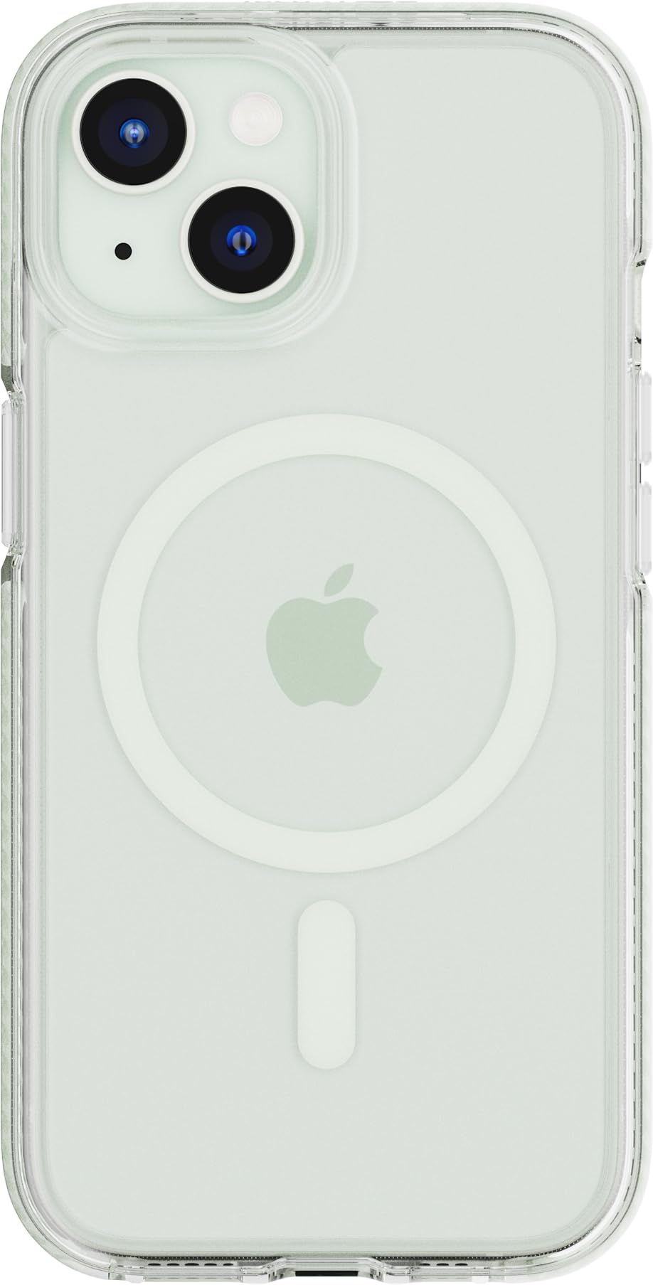 Tech21 EvoCrystal case for iPhone 16e / 15 - Compatible with MagSafe - Impact Protection Phone Case with 15x Military Standard Rating - Green