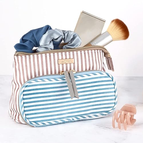Miniatura 5 de Conair Bolsa de maquillaje, bolsa de cosméticos, ideal para brochas de maquillaje o cosméticos, tamaño perfecto para bolsa de mano o de mano, forma