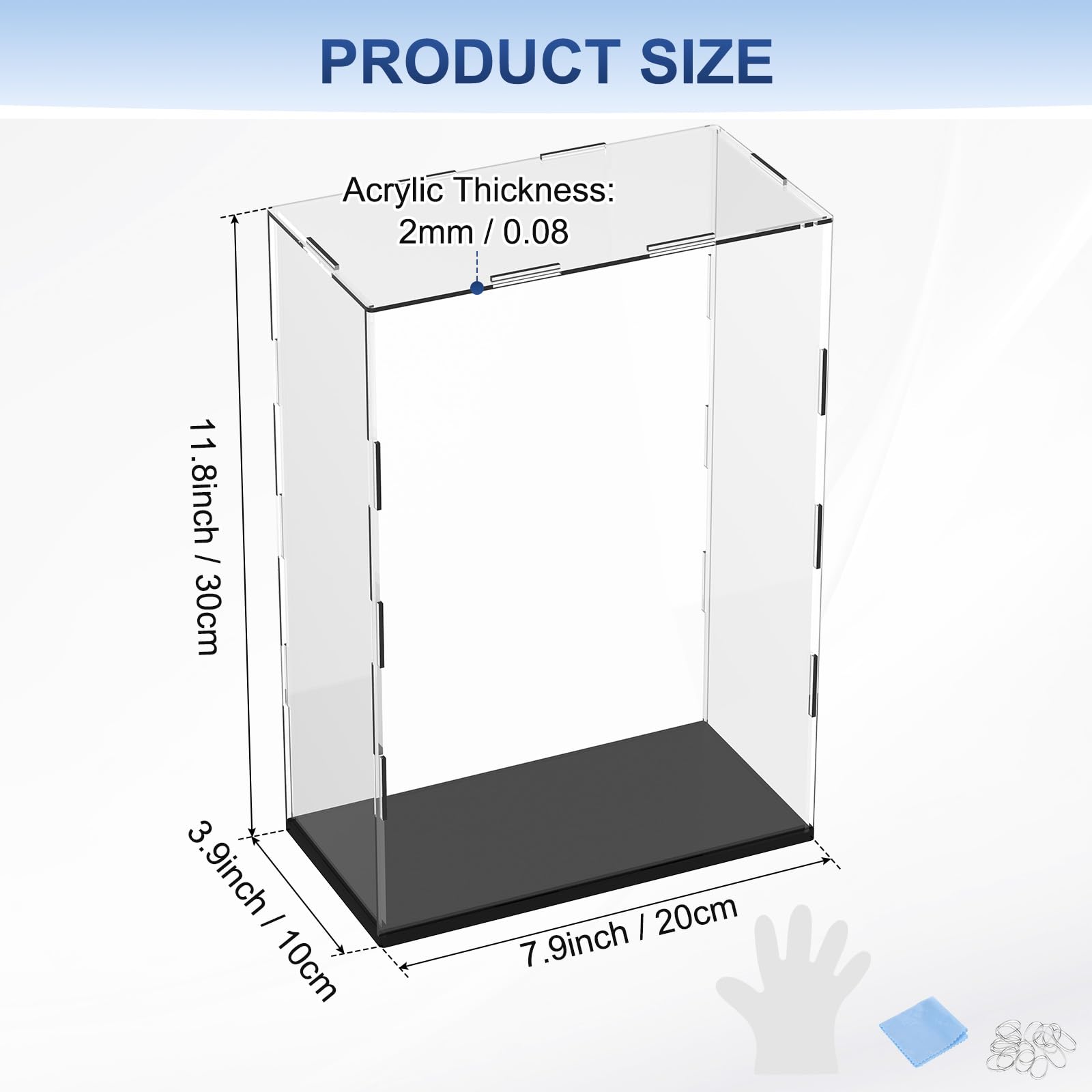 M METERXITY 1-Pack Acrylic Display Case - Image 3