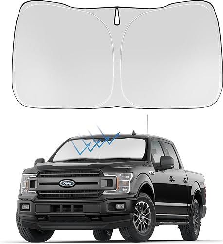 Vista 233 de Proadsy Parasol para parabrisas Sienna Mini Van 2021-2025 2026 de 4 capas plegable frontal protector de parasol bloquea los rayos UV y mantiene