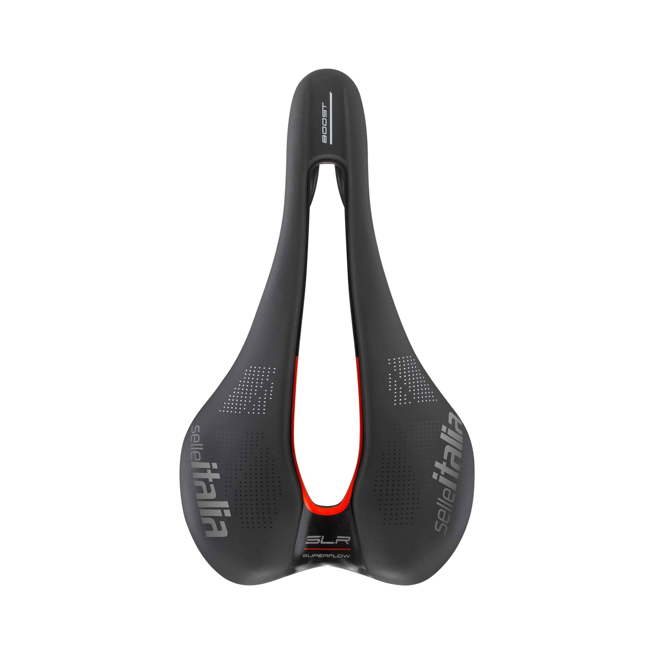 Selle Italia SLR Boost KC TM Superflow - Sella Bicicletta con Design Classico SLR, Sella Bici da Strada Comoda in Telaio Manganese e Foro Superflow
