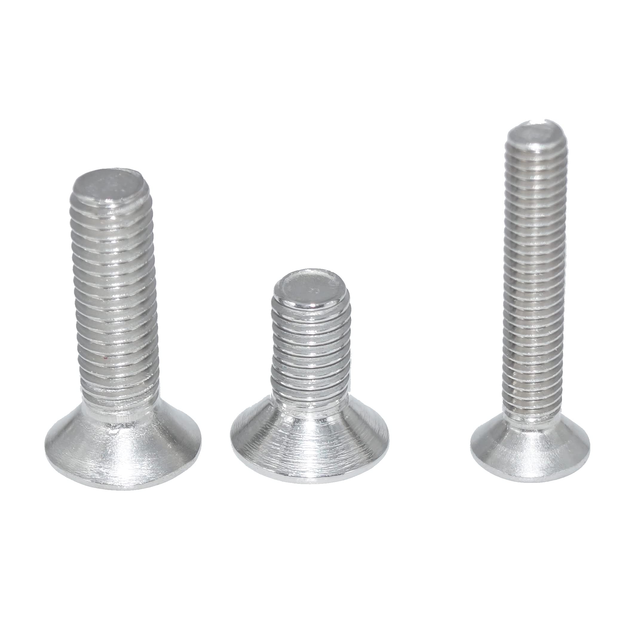 Viti a testa svasata con esagono incassato M2 x 5, 6 pezzi ISO 10642 A2, in acciaio inox, viti a testa svasata