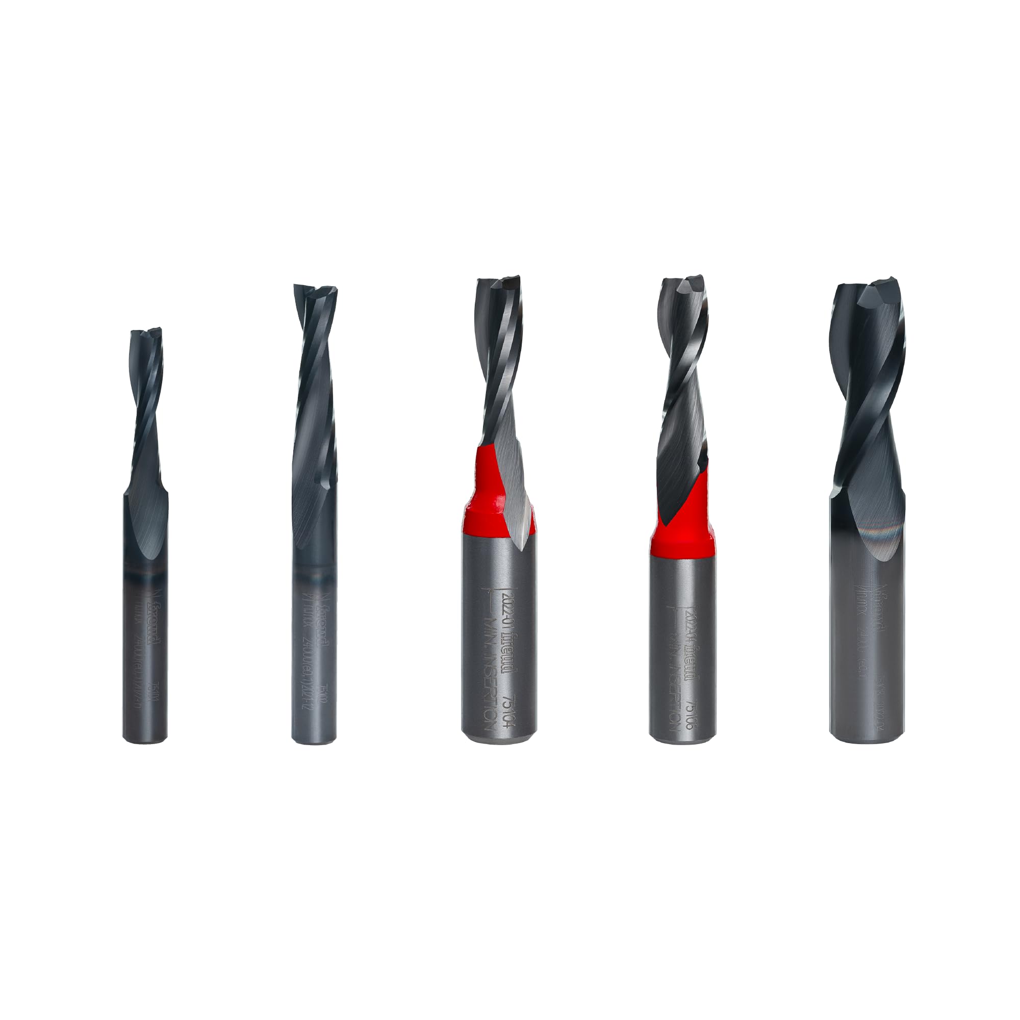 Freud 90-150: 5 Piece Up Spiral Bit Set