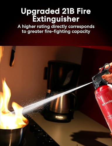 Miniatura 2 de Extintor de incendios de 2 unidades, pequeños extintores para la casa, extintor portátil a base de agua para el hogar, automóvil, cocina, barco,