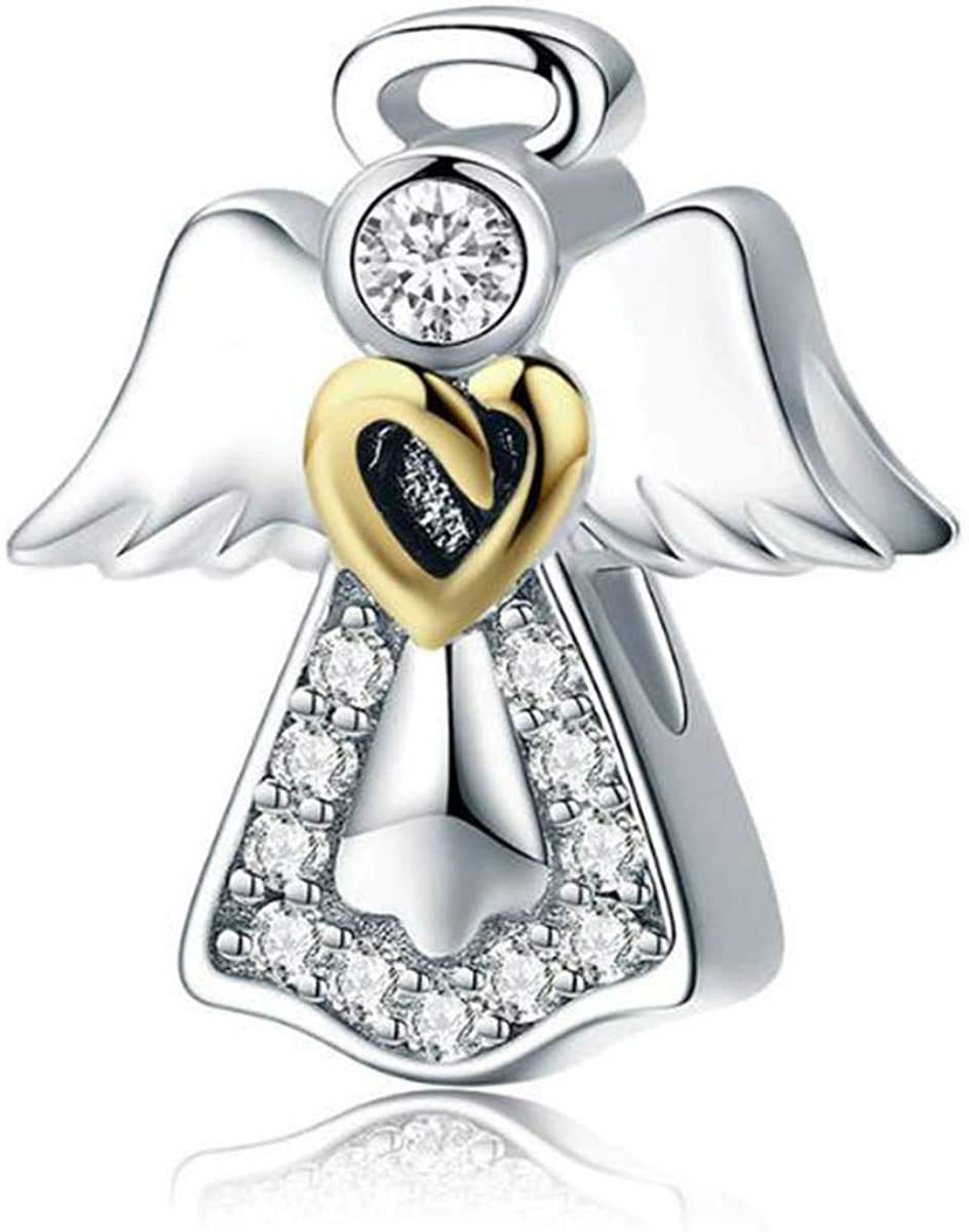 LaMenars Migliori Amici Charms for Charms Silver Love Auntie Mom Nonna Pendente perline per bracciali e collane per San Valentino Festa della mamma Regalo di compleanno