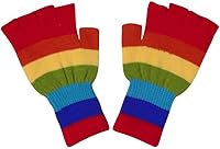 Vista 12 de Gravity Threads Guantes de invierno unisex para hombre y mujer, de punto elástico, sin dedos Negro