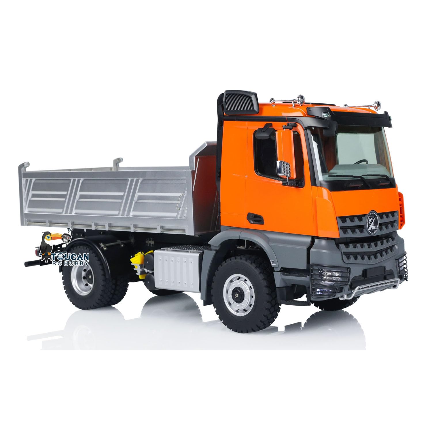 TOUCAN RC HOBBY Kabolite 1/14 5701 Camion Ribaltabile 4x4 Suono Luce Arancione