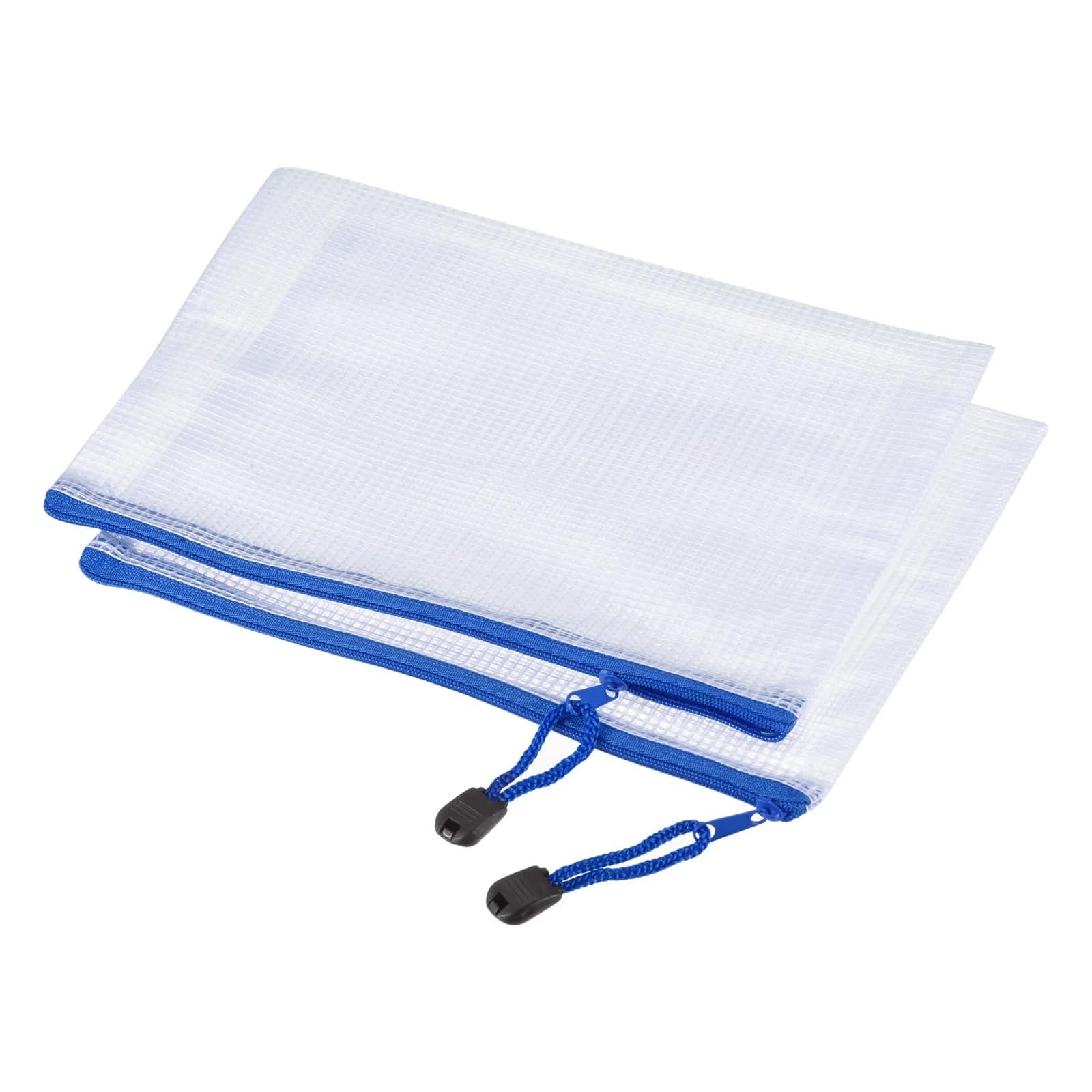 Cartelline Trasparenti 6 pezzi borsa for documenti in plastica impermeabile con cerniera for A3 A4 B4 B5 tasche for porta banconote cartelle for ufficio forniture for la casa(6Pcs A3 Green)