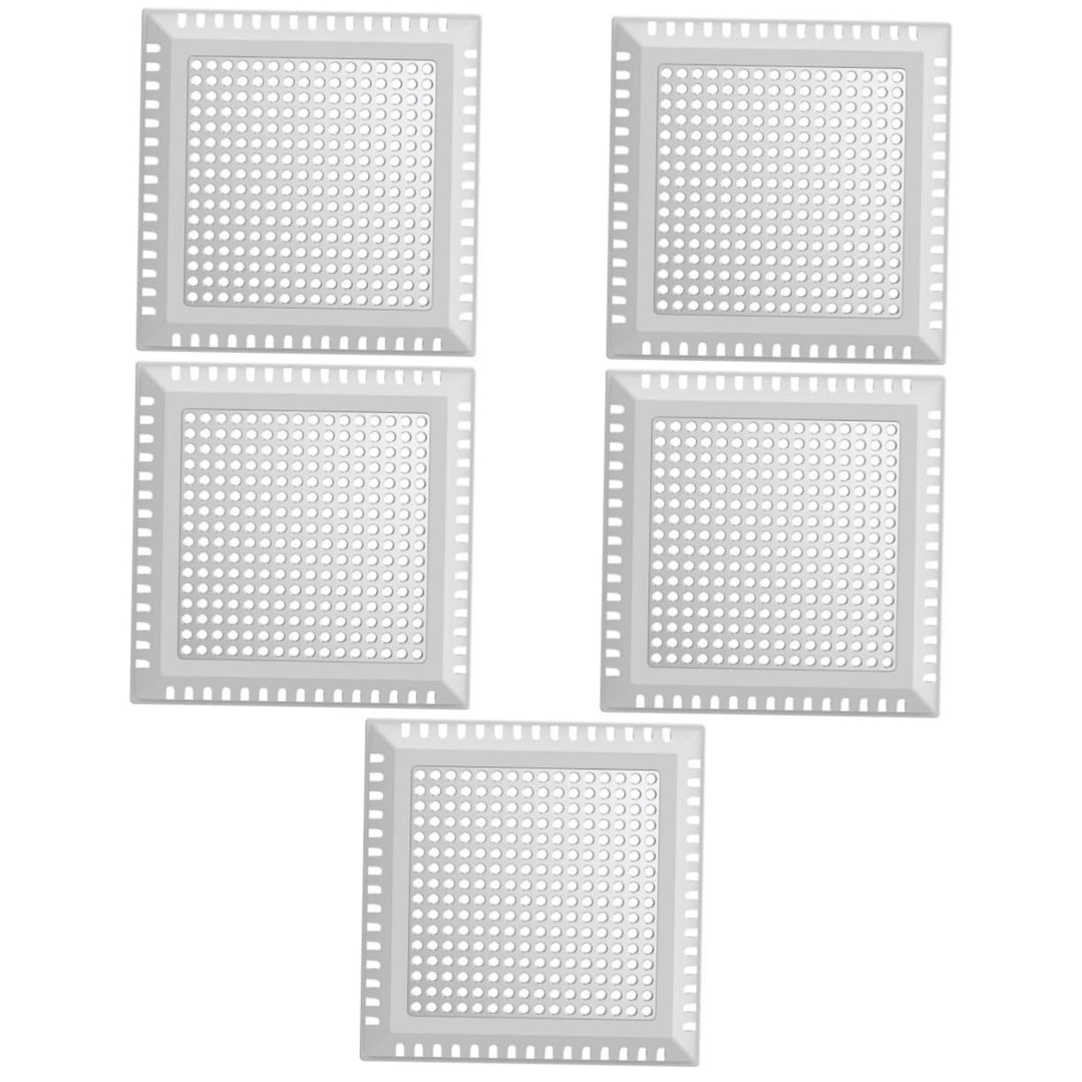 jojofuny 5piezas Desagüe De Inoxidable Filtro De Pelo Rejilla Antidesbordamiento para Baño y Cocina contra Atascos y Olores De Limpiar Instalar