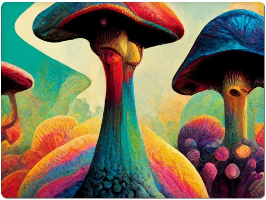 Colorful Hippie Car Magnet 2 PCS - Psychedelic Car Magnet - Crazy Sticker