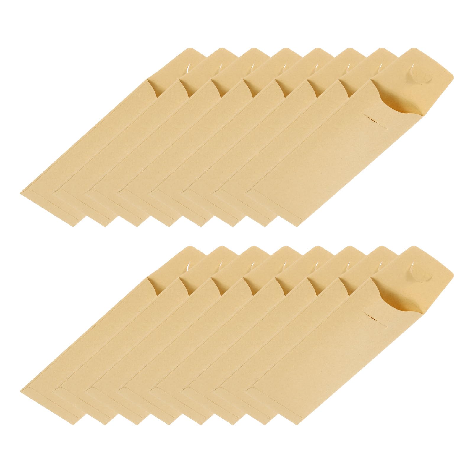 Sacs en papier kraft jetables pour couverts de table 19x7 cm