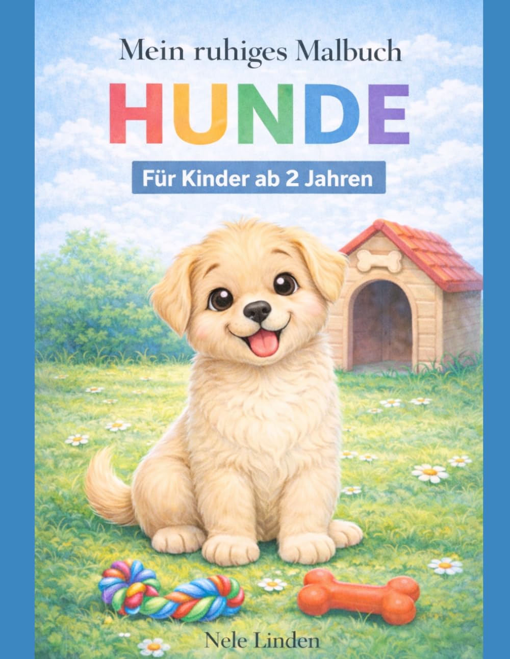 Mein ruhiges Malbuch Hunde: Entspannendes Hunde Malbuch für Kinder ab 2 Jahren – Mit extra dicken Linien, einfachen Motiven und klaren Ausmalbildern – ... Malbuch - Ruhige Malbücher ab 2 Jahren)