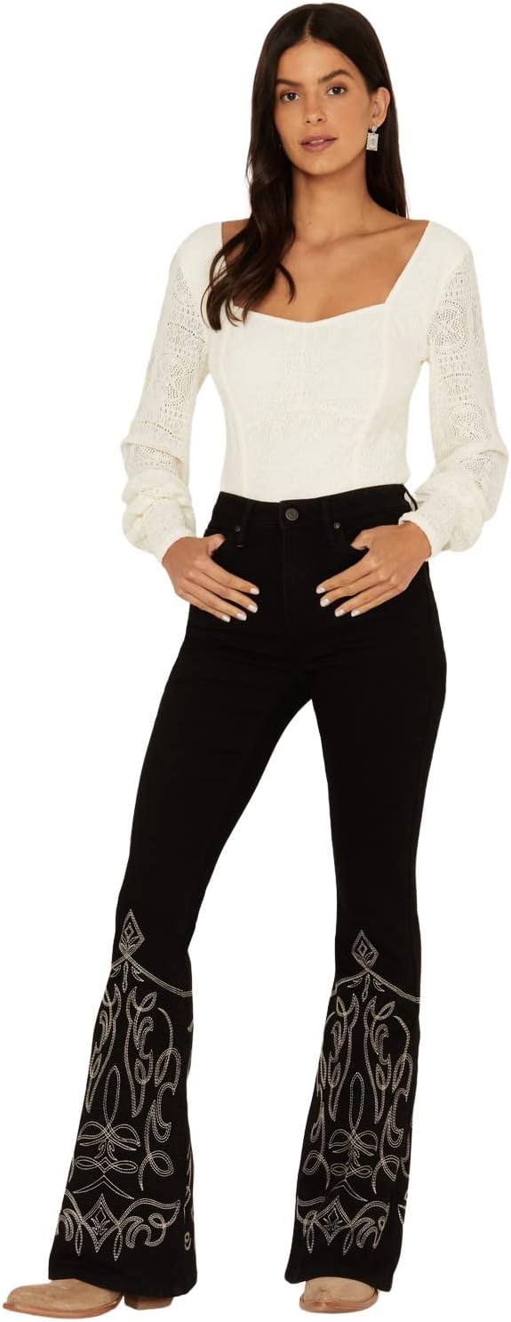 Idyllwind Women's Saddle Drive High Rise Bootcut Jeans - Iwho22j10-Blk