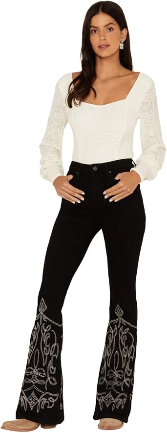 Idyllwind Womens Womens Saddle Drive High Rise Bootcut Jeans - Iwho22j10-Blk