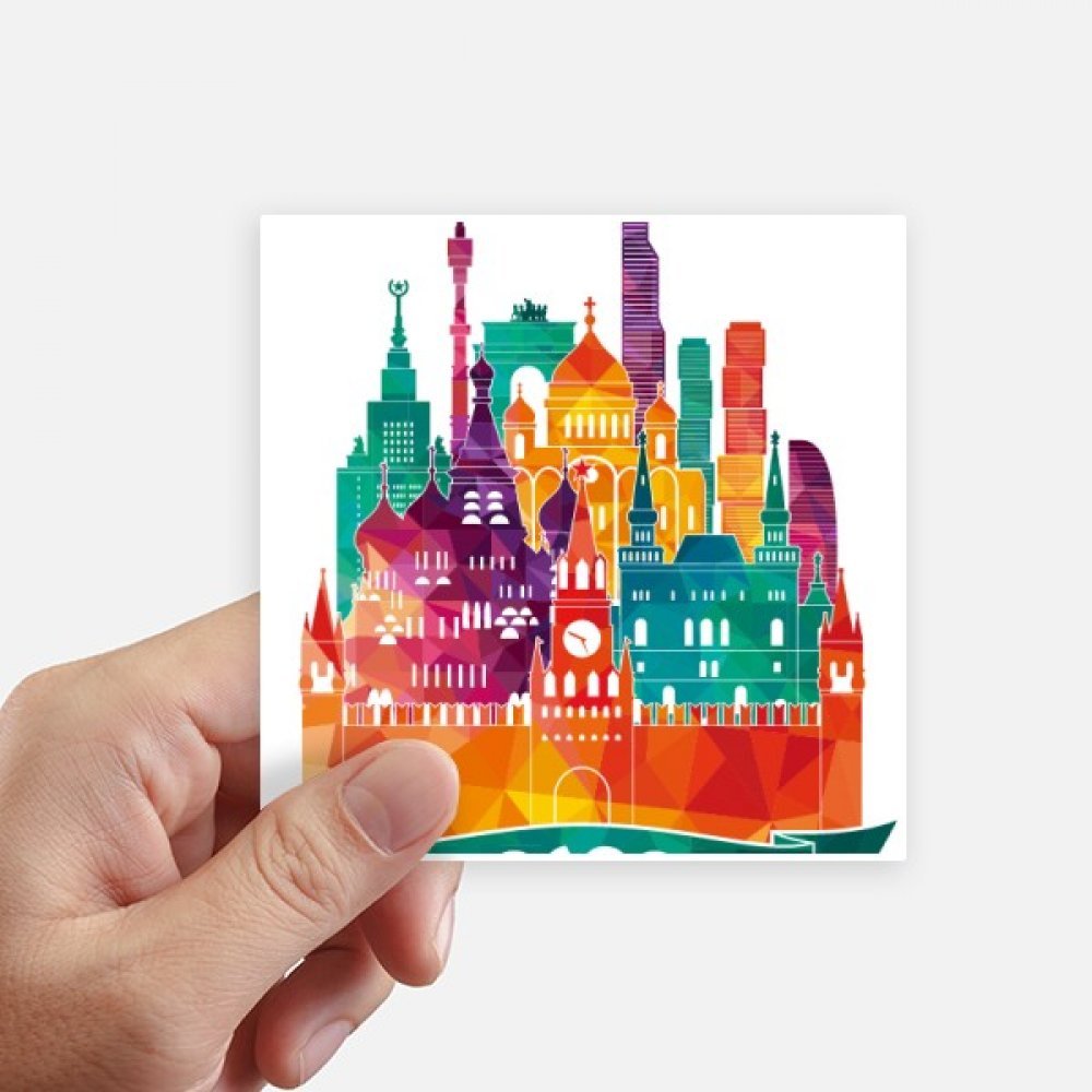 Autocollant cathédrale de Moscou pour mur et moto sticker Russie de 10cm