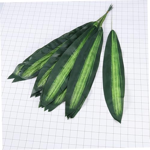 Miniatura 4 de Veemoon 20 piezas de decoración para el hogar, decoración del hogar, hojas sintéticas, luz de plantas sintéticas, decoración del hogar para el