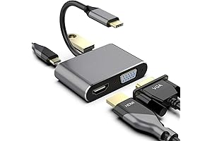 USB-C to HDMI VGA Multiport Adapter: The Ultimate Connectivity Hub for Your Devices