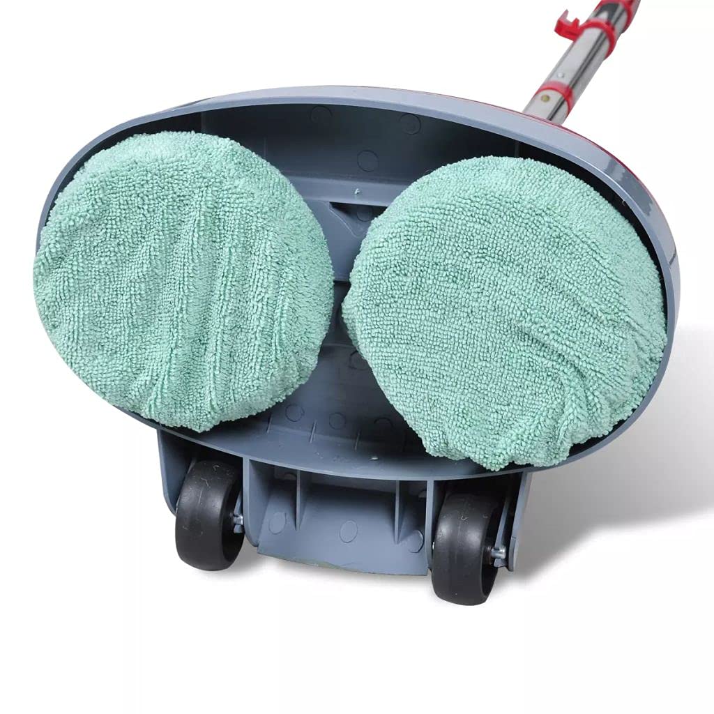 Kstyhome Cireuse à Parquet 5 en 1 Brosseur Brosse Nettoyage Plancher Nettoyeur