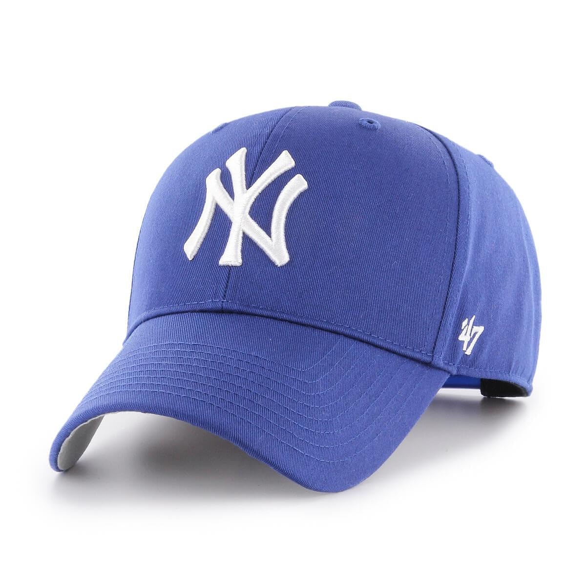 Unisex Royal/White 47 Brand Adjustable Cap - Mlb Basic New York Yankees