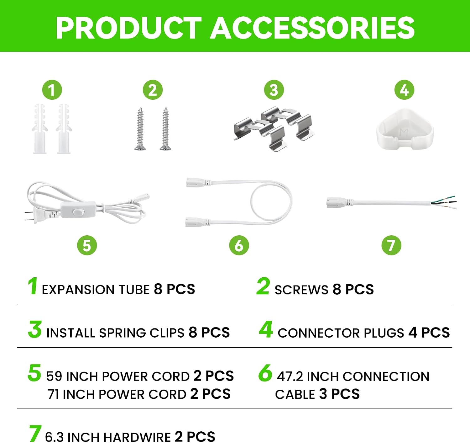 Pak 4FT LED Shop Lights, T5 PRO LED Integrated Fixture, 2800LM 6500K, 20W Linkable Shop Light, Energy Efficient Ceiling and Under Cabinet Lighting for Garage, Workshop, Basement, FCC Certified, 6 Pack