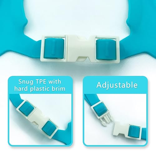 Miniatura 2 de HeyooHeloo Safe Shampoo Bath Cap Soft Adjustable Shower Visor Hat for Toddler Baby Kids Childre Blue