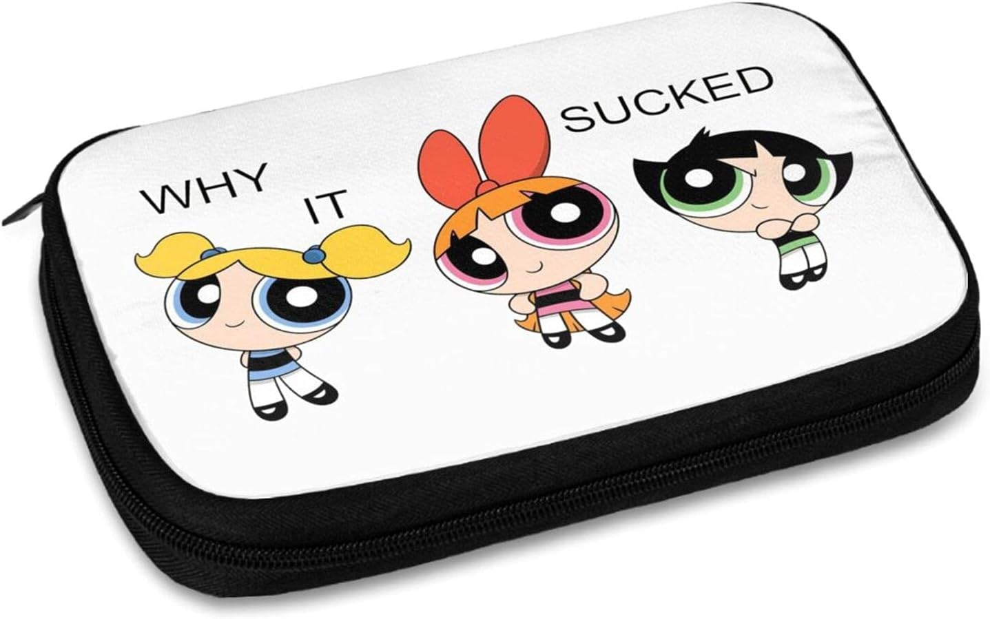 パワーパフガールズ データケーブル収納袋 軽量収納袋 大容量収納袋 携帯収納ボックス