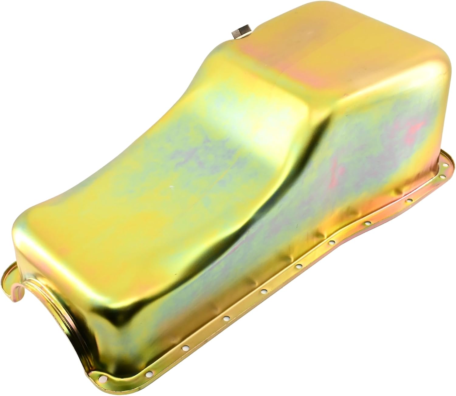 Fits 1968–1978 Ford Mustang BB 429–460 Steel Racing Oil Pan – 4 Qt – Zinc‑Plated Finish