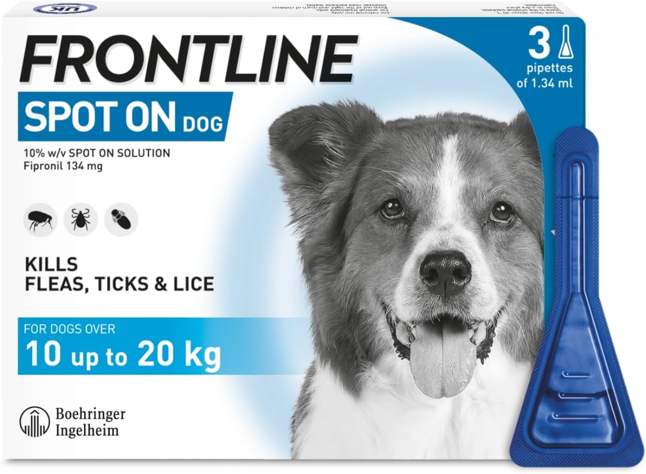 Spot Dog 3 Vials Between 10 and 20 kg