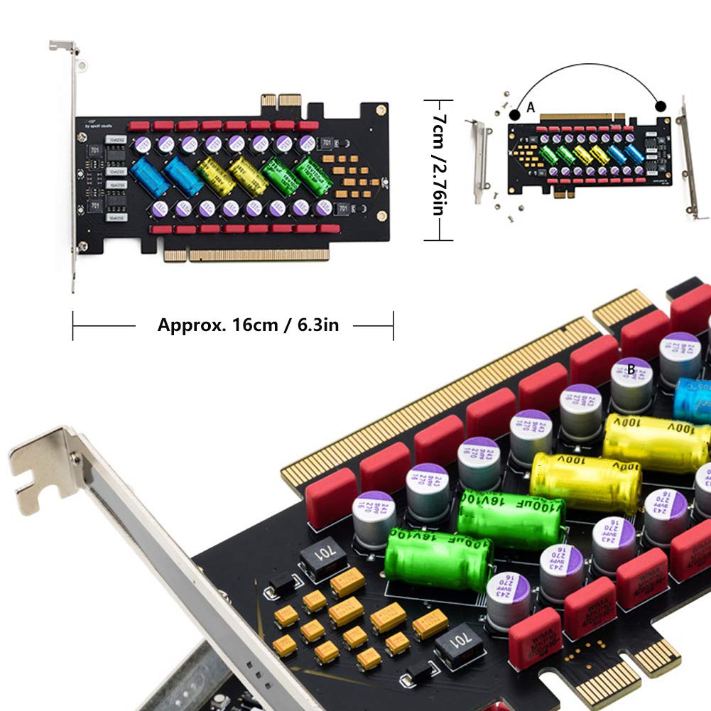 Scheda Filtro di Alimentazione PC HI FI o Modulo di Purificazione - Forma Arcobaleno Migliore qualità del Suono