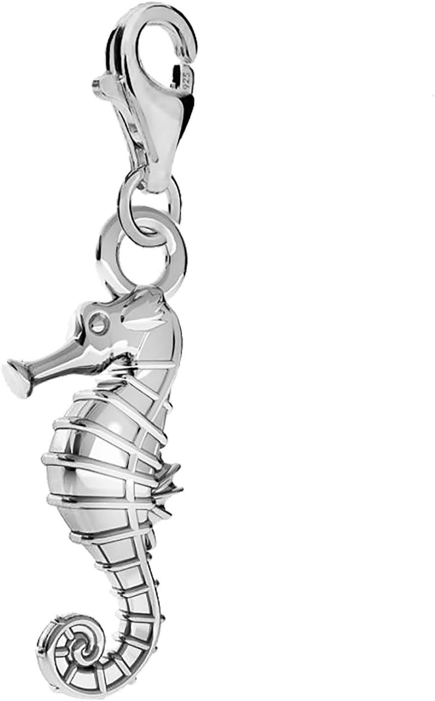 Eurojewellery Nautical Seahorse Charm Pendant For Charms Bracelets 925 Sterling silver A51C