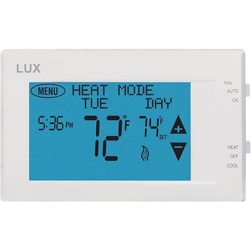 Lux LTX9600TS 7 Day Programmable Touch Screen Thermostat