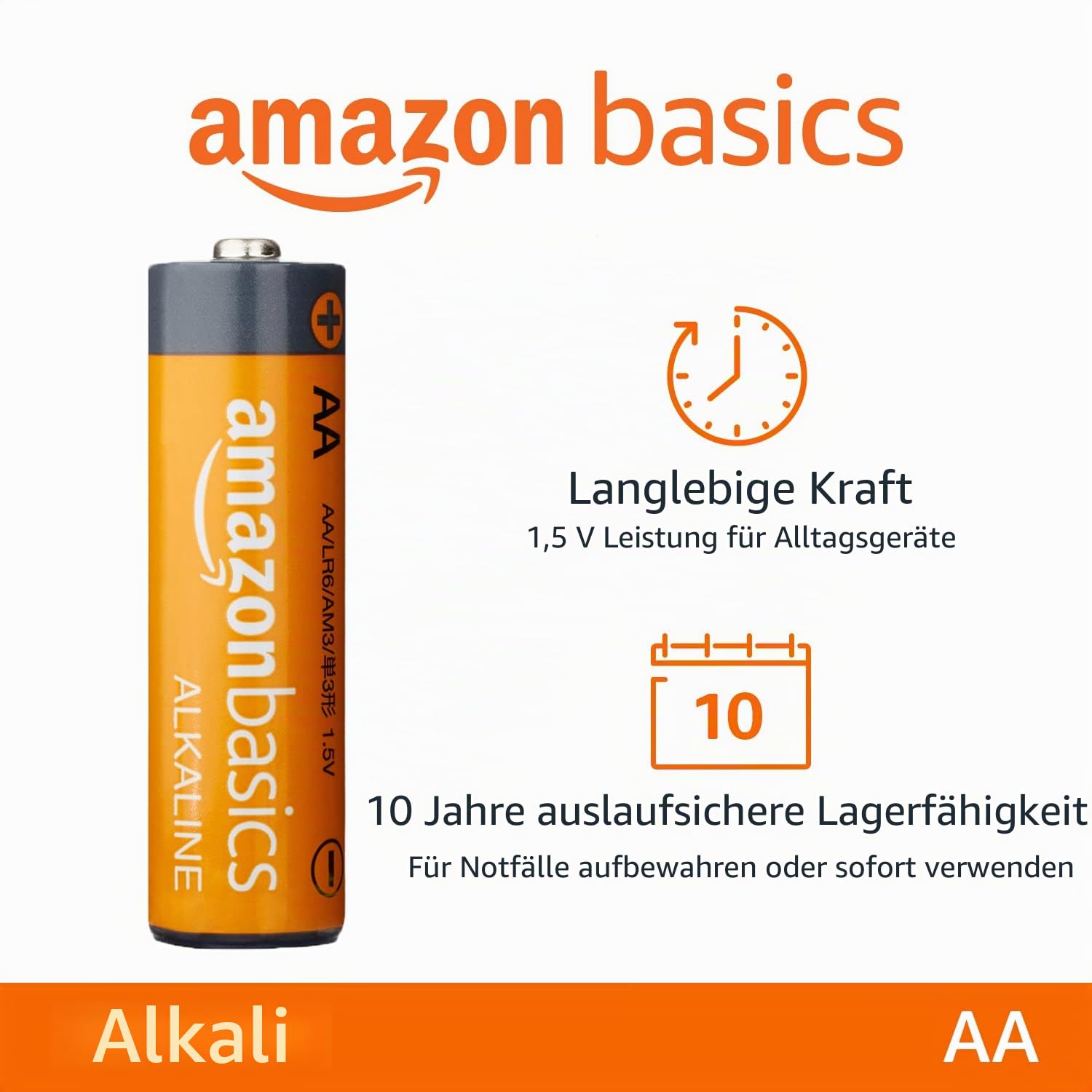 TechniSat Viola 2 - tragbares DAB Radio (DAB+, UKW, Lautsprecher, 1 Watt RMS) weiß/schwarz & Amazon Basics AA-Alkalibatterien, leistungsstark, 1,5 V, 20 Stück (Aussehen kann variieren)