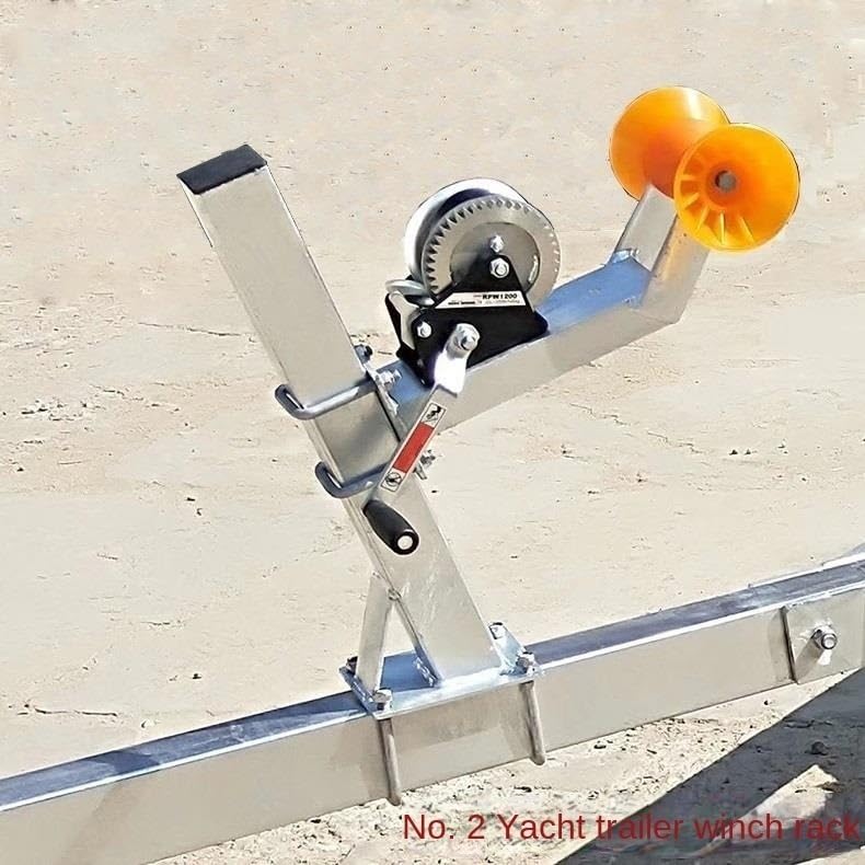 Soporte de winch para remolque náutico, 1200 lbs miniatura 7