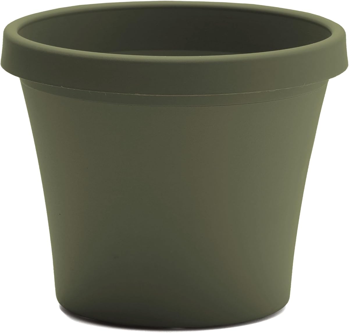 Bloem Terrapot 5,5 pulgadas de alto x 6 pulgadas de diámetro. Jardinera tradicional de resina verde tomillo