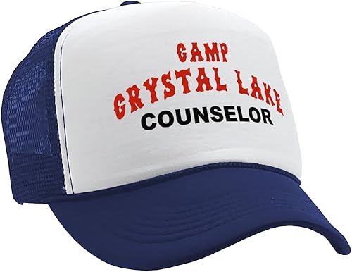 Miniatura 5 de Nukem Cap Company - Camp Crystal Lake Counselor - Halloween - Gorra de camionero estilo retro vintage