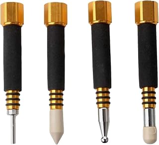 4 PCS PDR Tap Down Tool, Pen Shape VIP Knockdown Remover, Portable Removable Tool Set Pieces for Car Body Anti Dent Removal Traceless Automobile Paintless Auto DIY Repair