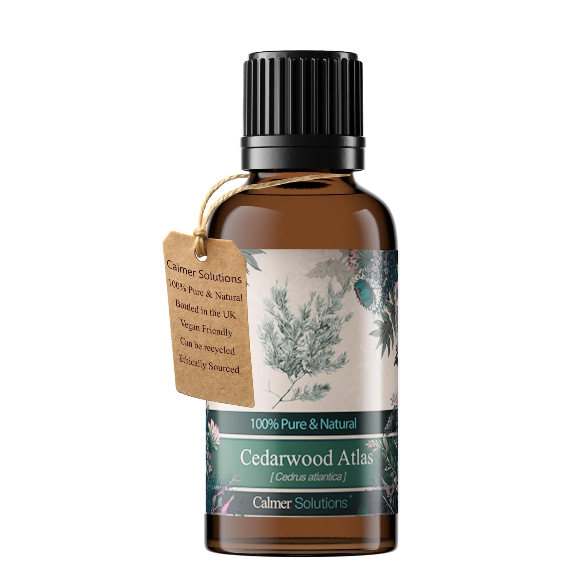 Calmer Solutions Yellow Cedarwood (China) 100% Essential Aromatherapy Oil 30Ml