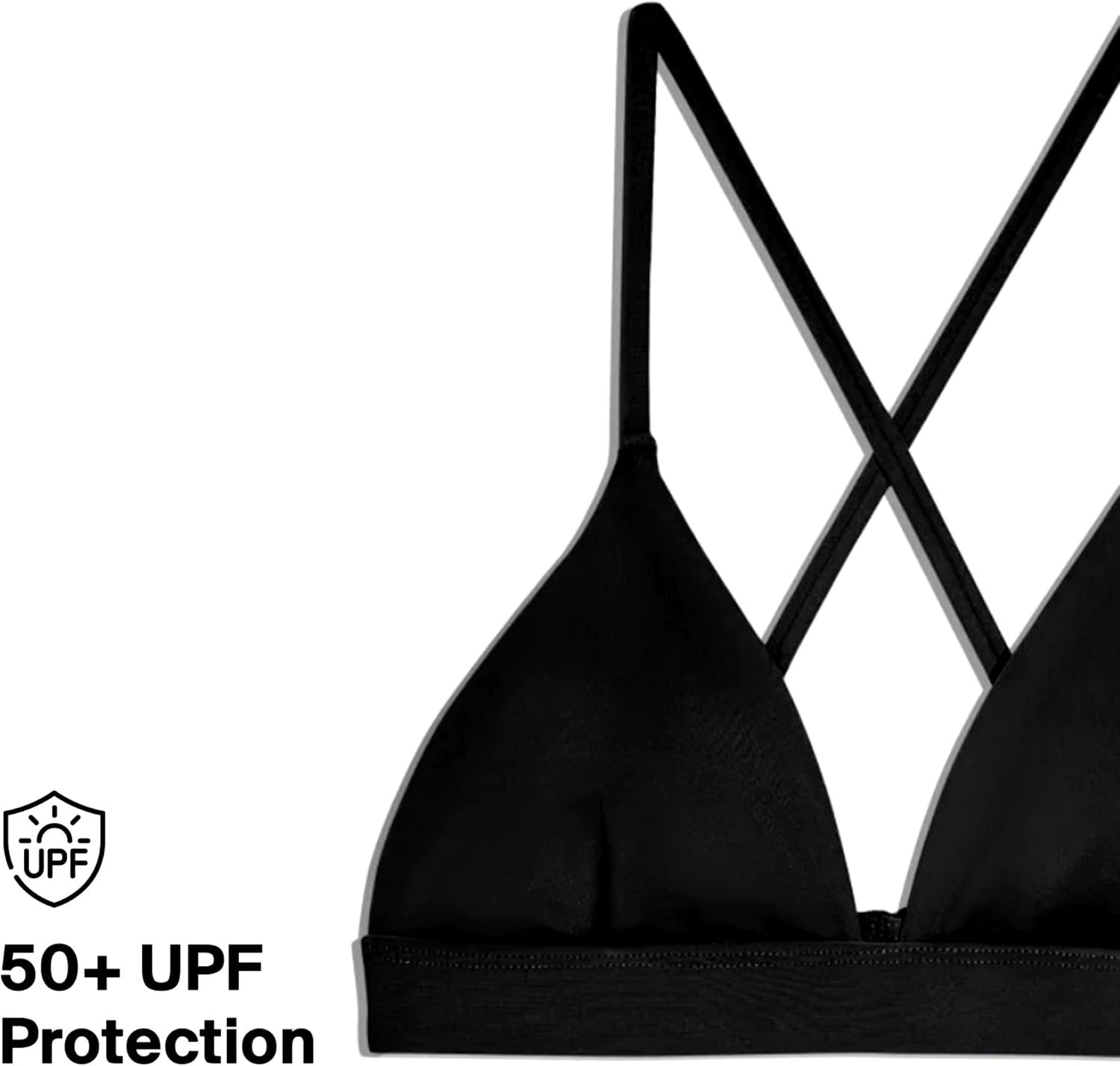 KNIX Kt Triangle Bikini Top - Bikini Top for Teens - UPF 50+ Fabric, Removable Cups, Machine Washable - Image 4