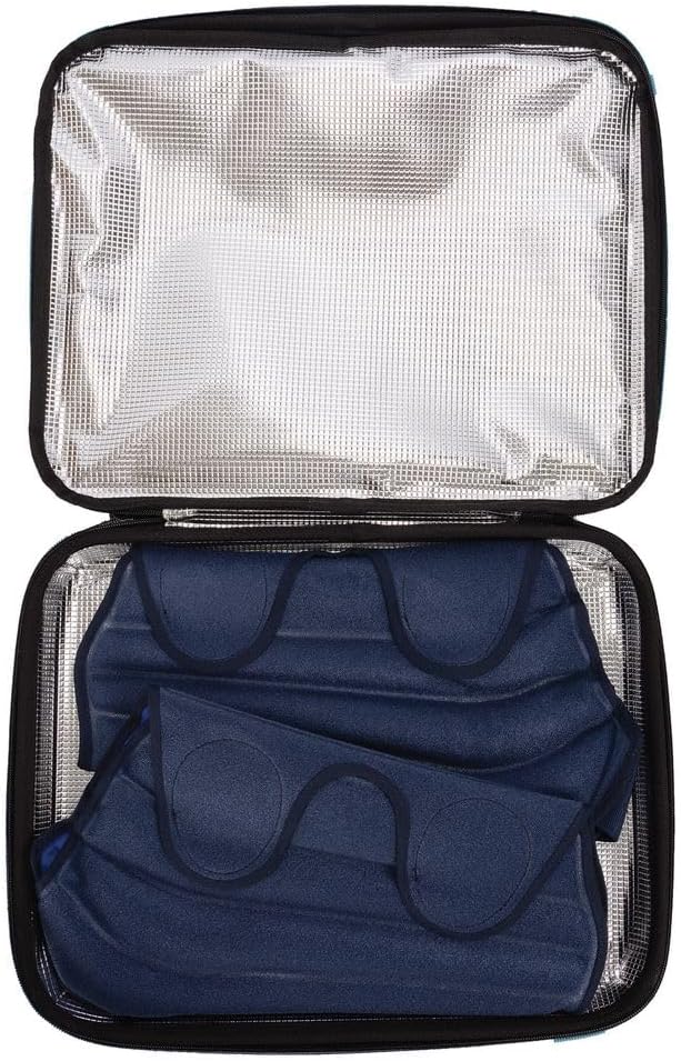 Schneiders IceStride Compression Wrap Set with Extra Gel Packs | Horse Cold Compression Wrap Boots with Vibration & Circulation Support for Equine Leg Care| Size Medium