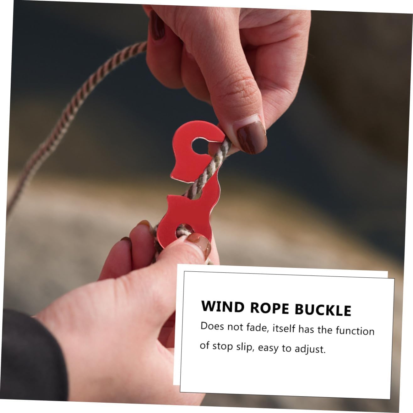 12pcs Red Aluminum Alloy Rope Adjusters Camping Tent Wind Rope Buckles Corrosion-Resistant Cord Tightening Hooks for Hiking Backpacking Outdoor Activities