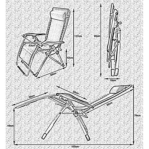 Chaise pliante pour sieste réparatrice et pause déjeuner au bureau beige