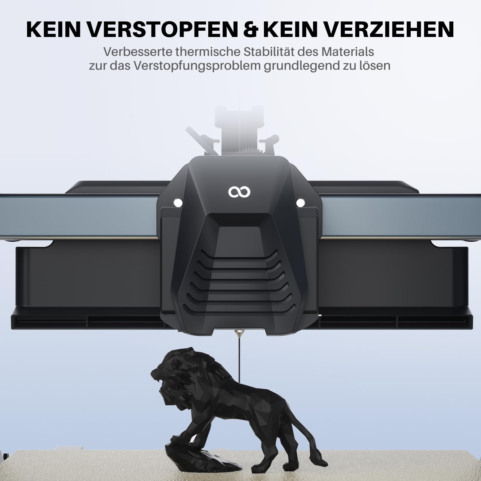 ELEGOO PLA+ Filament Schwarz 4KG & Rapid PETG Filament Weiß 2KG