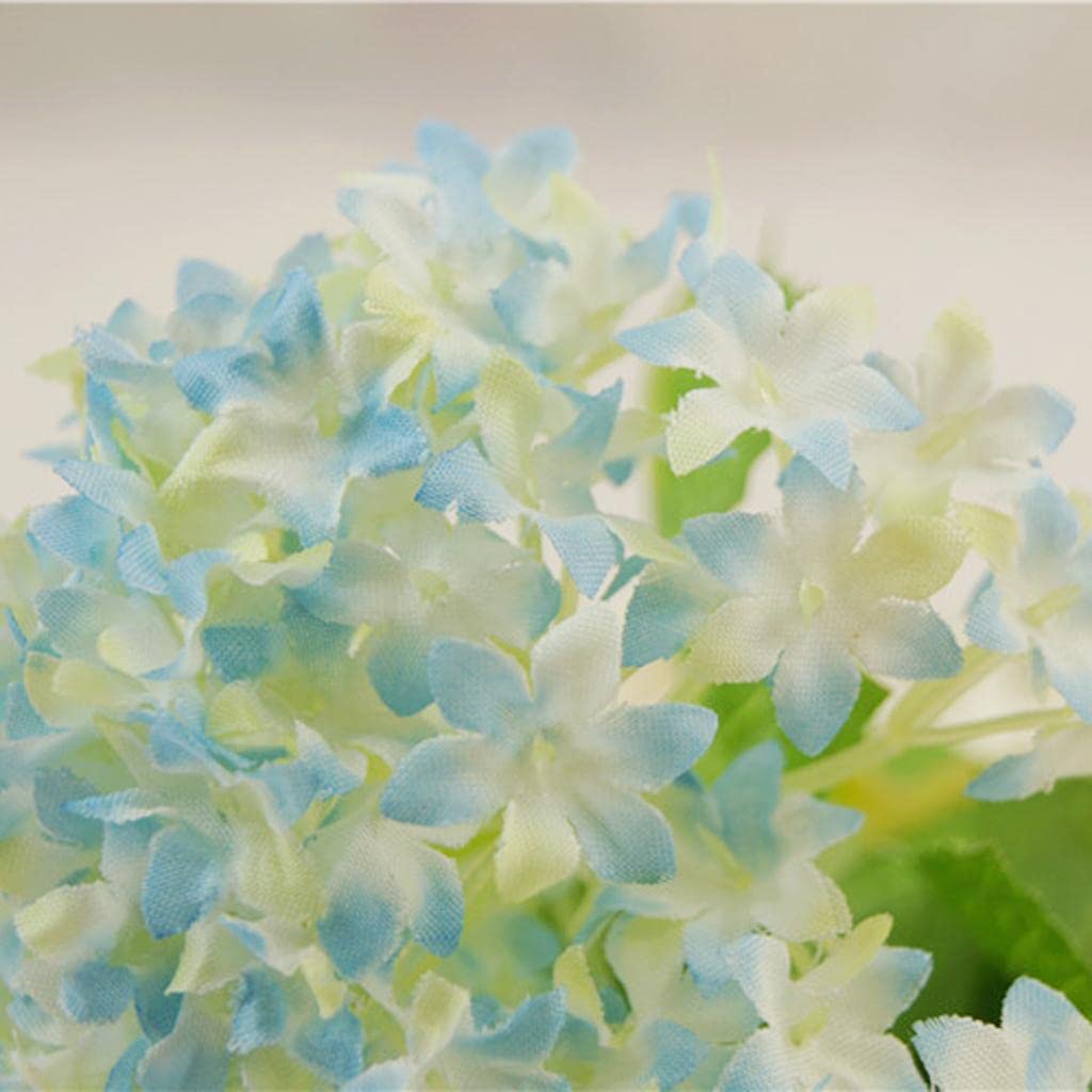 Buy KAZRU Mini Hydrangea Silk Flower Bouquet Arrangements Floral