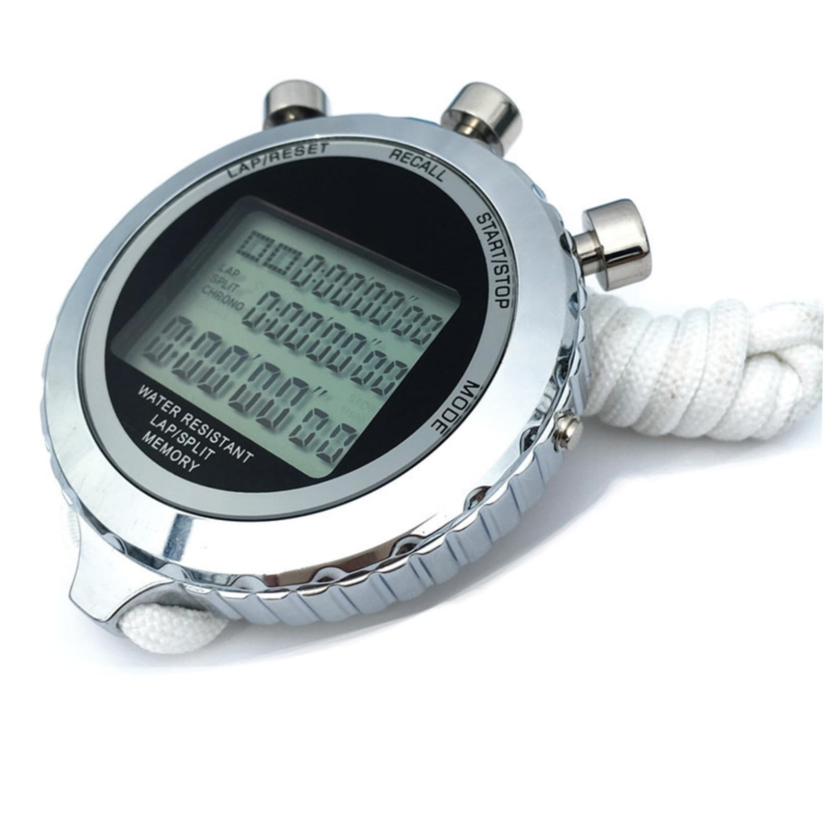 UKCOCO 1 Pieza Temporizador electronico de Mano Relojes Deportivos Kitchen Timer Digital Clock Temporizador para Ejecutar cronómetro Digital Gimnasia cronógrafo LCD Contador de cronógrafo