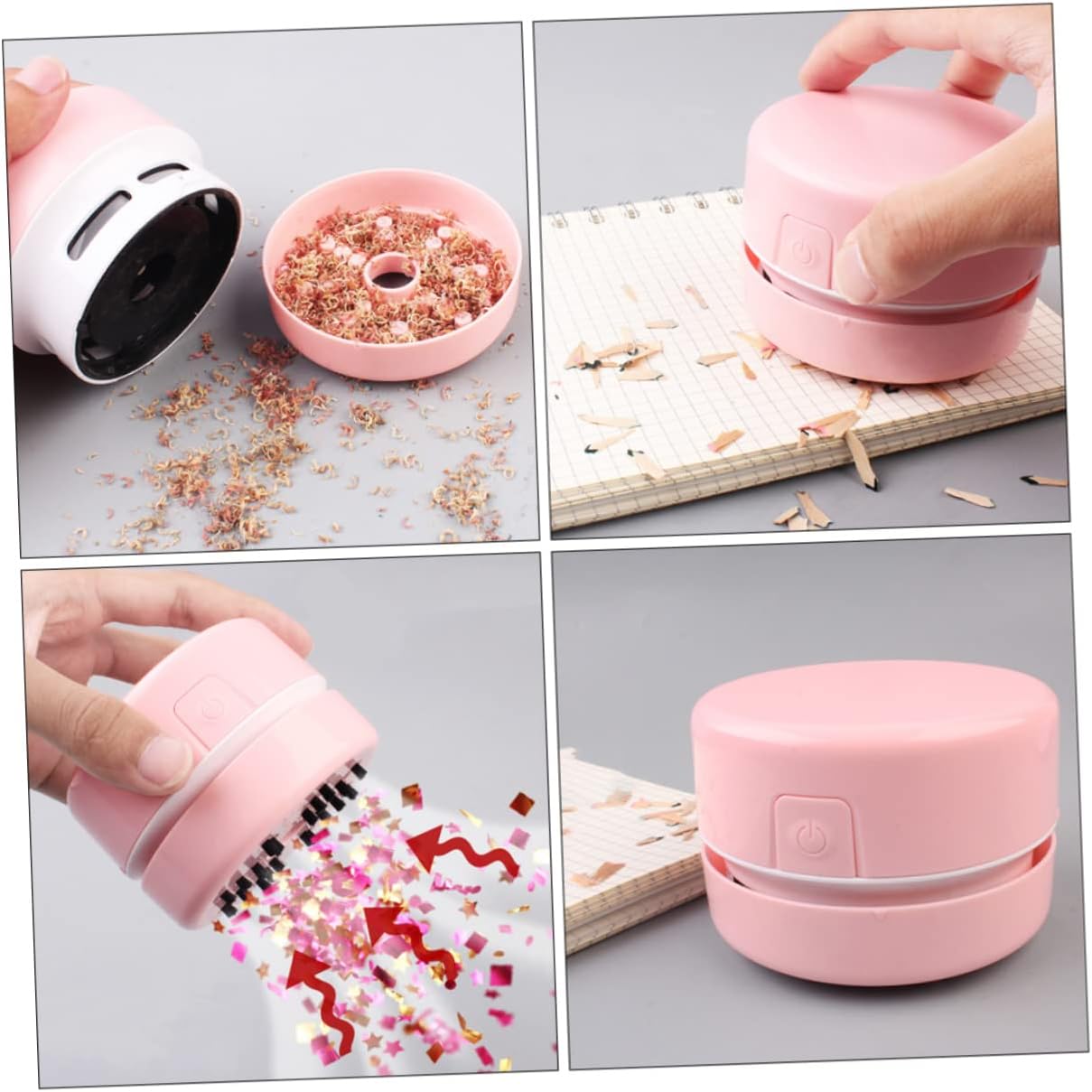 Mini Desk Vacuum Handheld Vacuum Cleaner Tabletop Cleaner for Office Car and Home