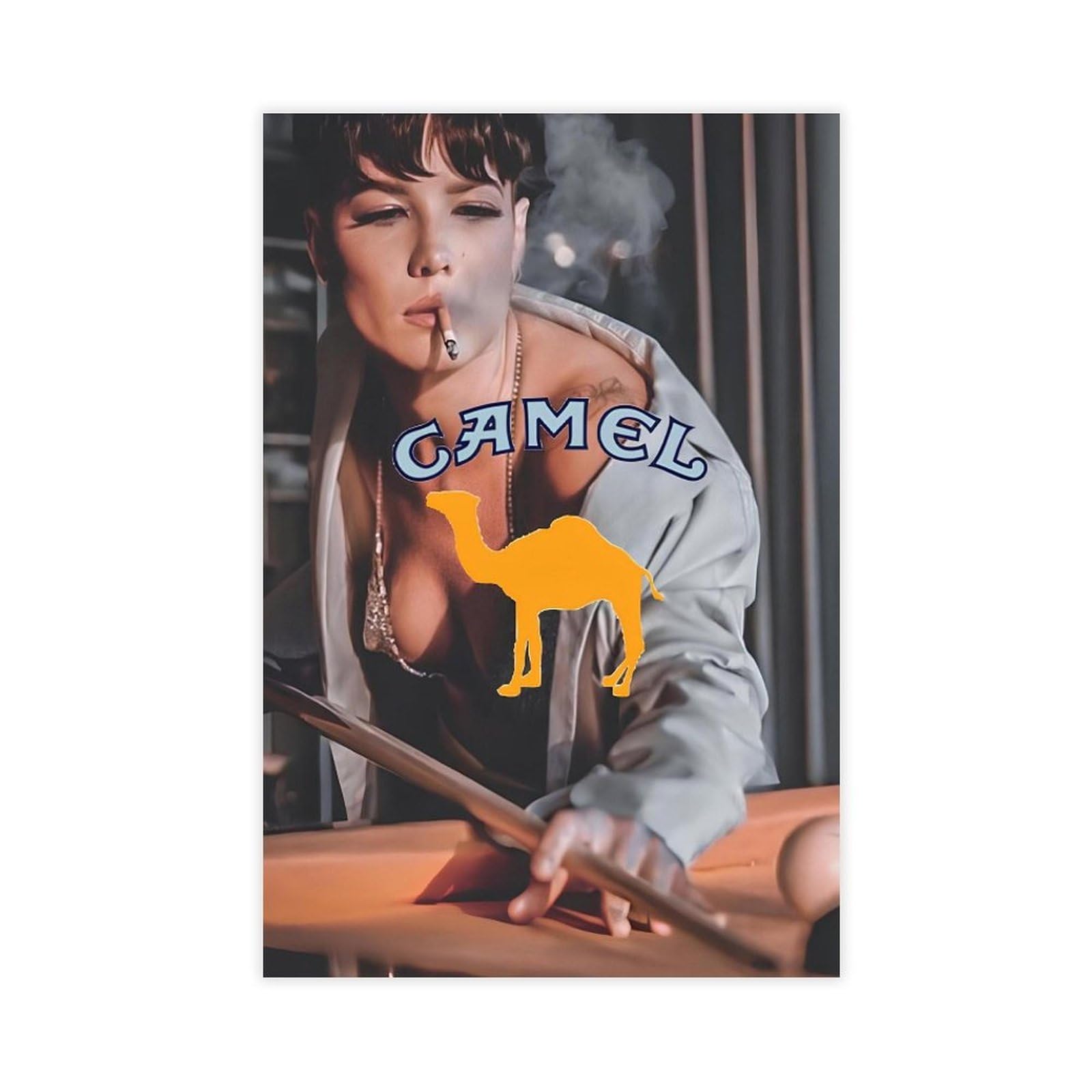 Poster rétro de cigarette chameau au design vintage unique 50x76 - 8
