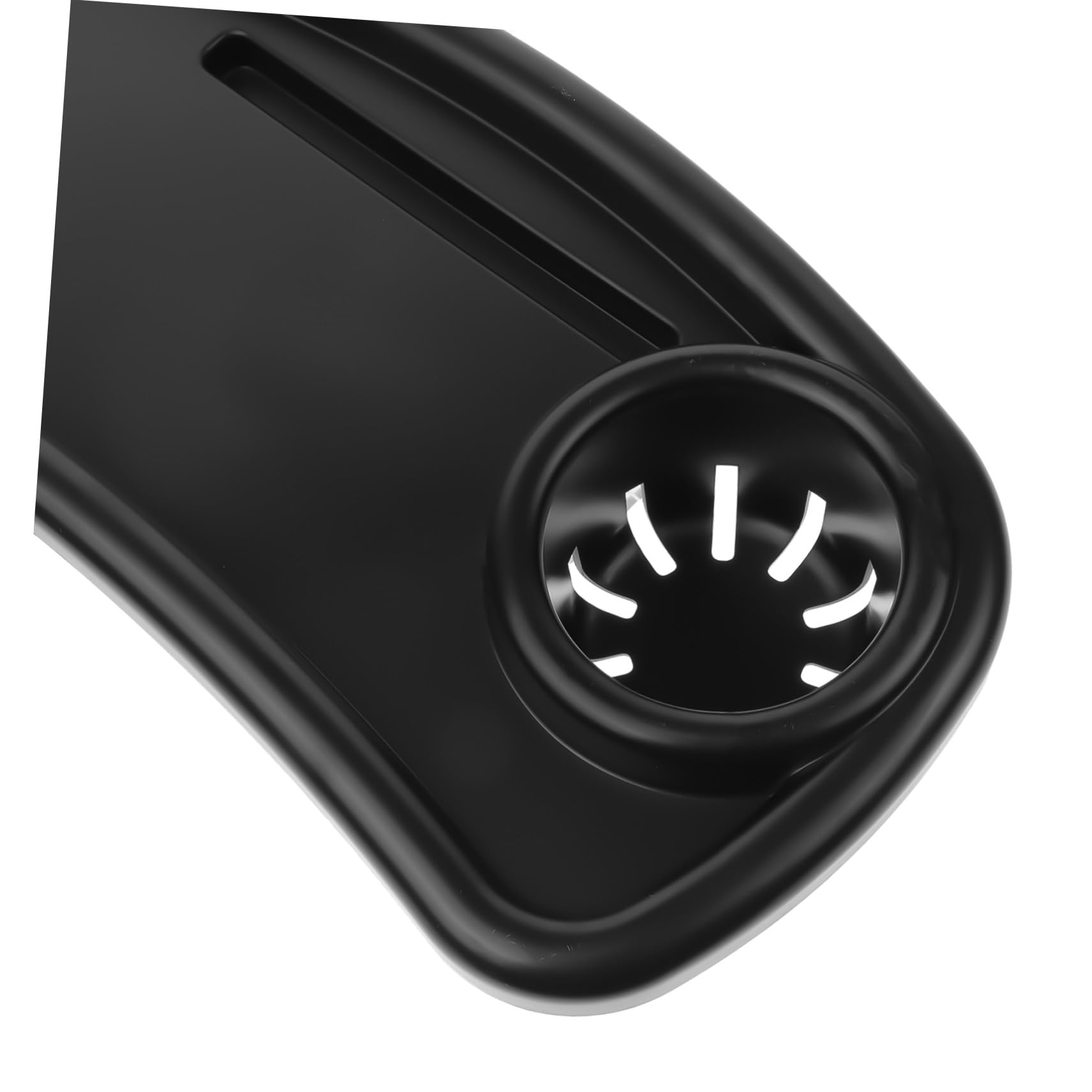 Plateau Amovible pour Poussette avec Porte-gobelet Accessoire Pratique Compatible Majoritairement Installation Facile et Design Épuré Noir