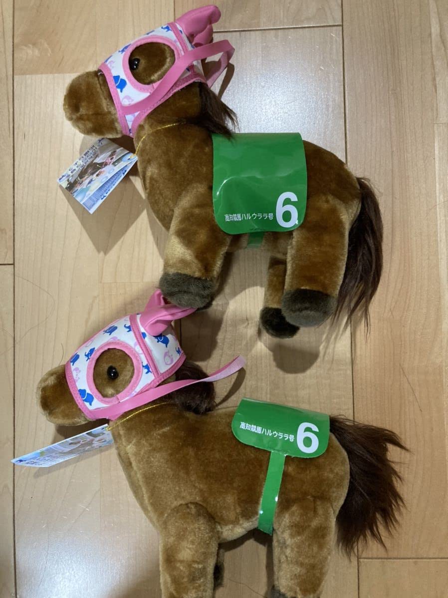 Amazon.co.jp: ハルウララ 馬 ホース ぬいぐるみ 高知競馬 地方競馬 約 